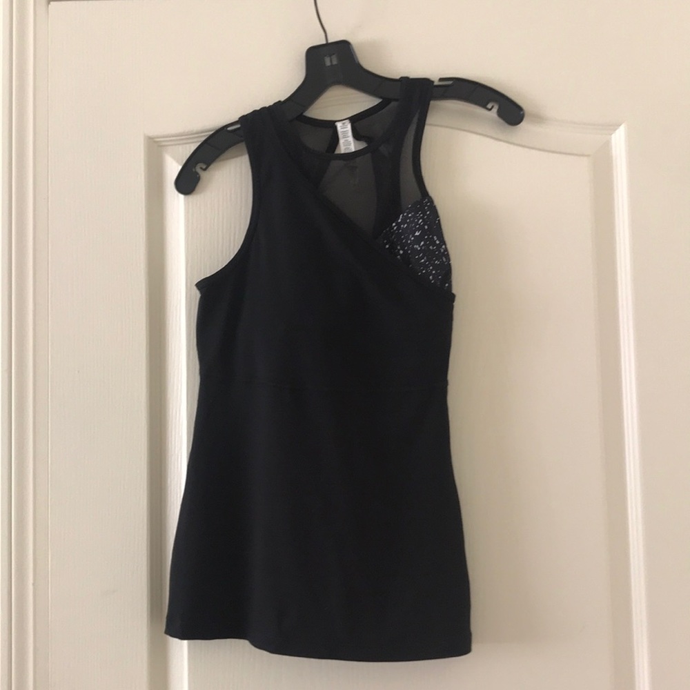 Lulu lemon tank top with bra, used